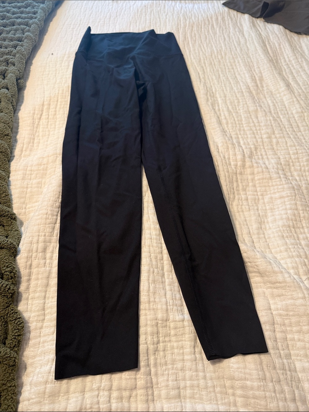 aerie Black High-Waist Straight Leg Leggings